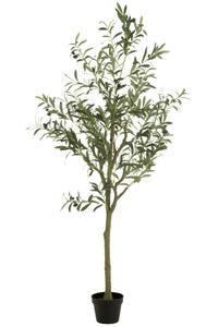 Olive Tree Pot Artificial Green Large