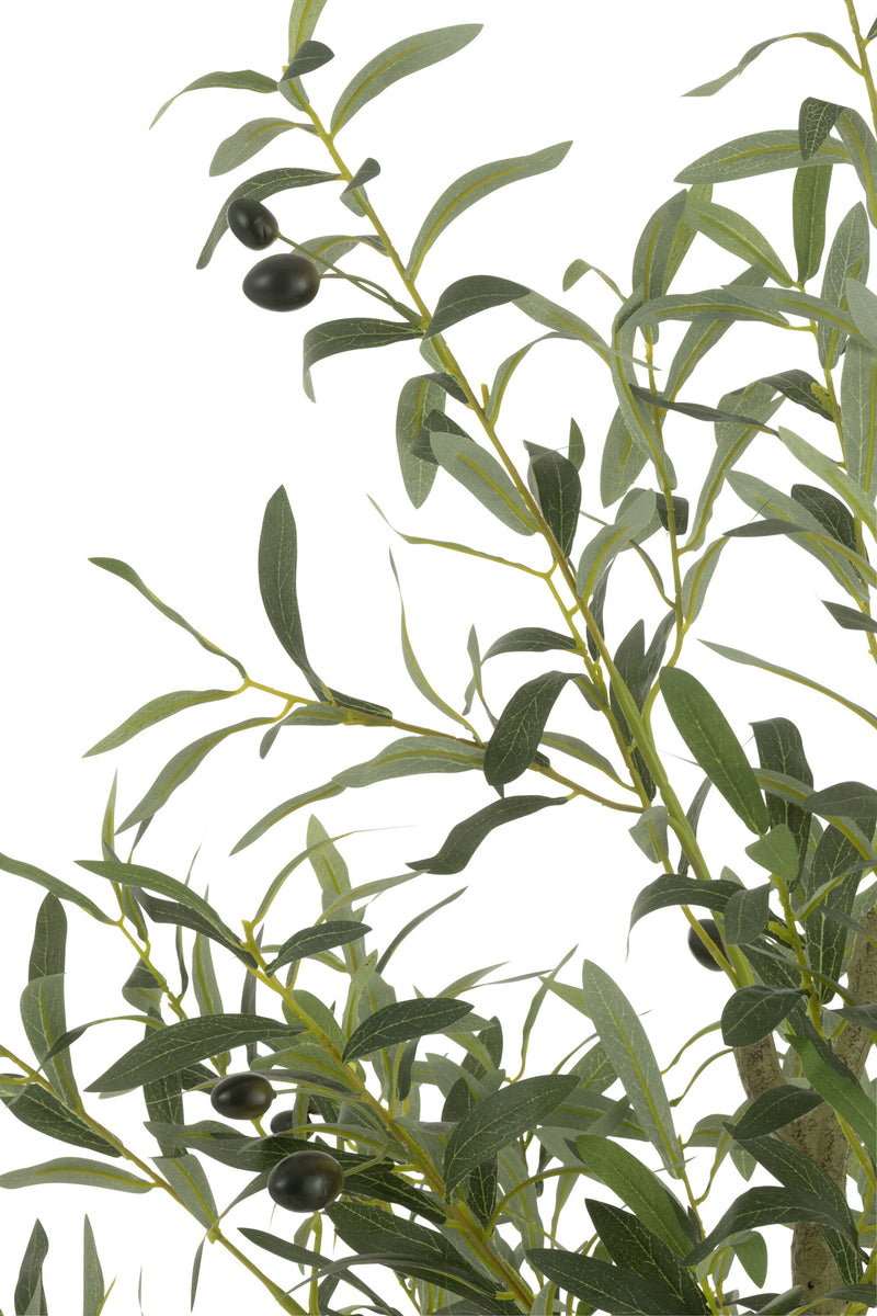 Olive Tree Pot Artificial Green Large