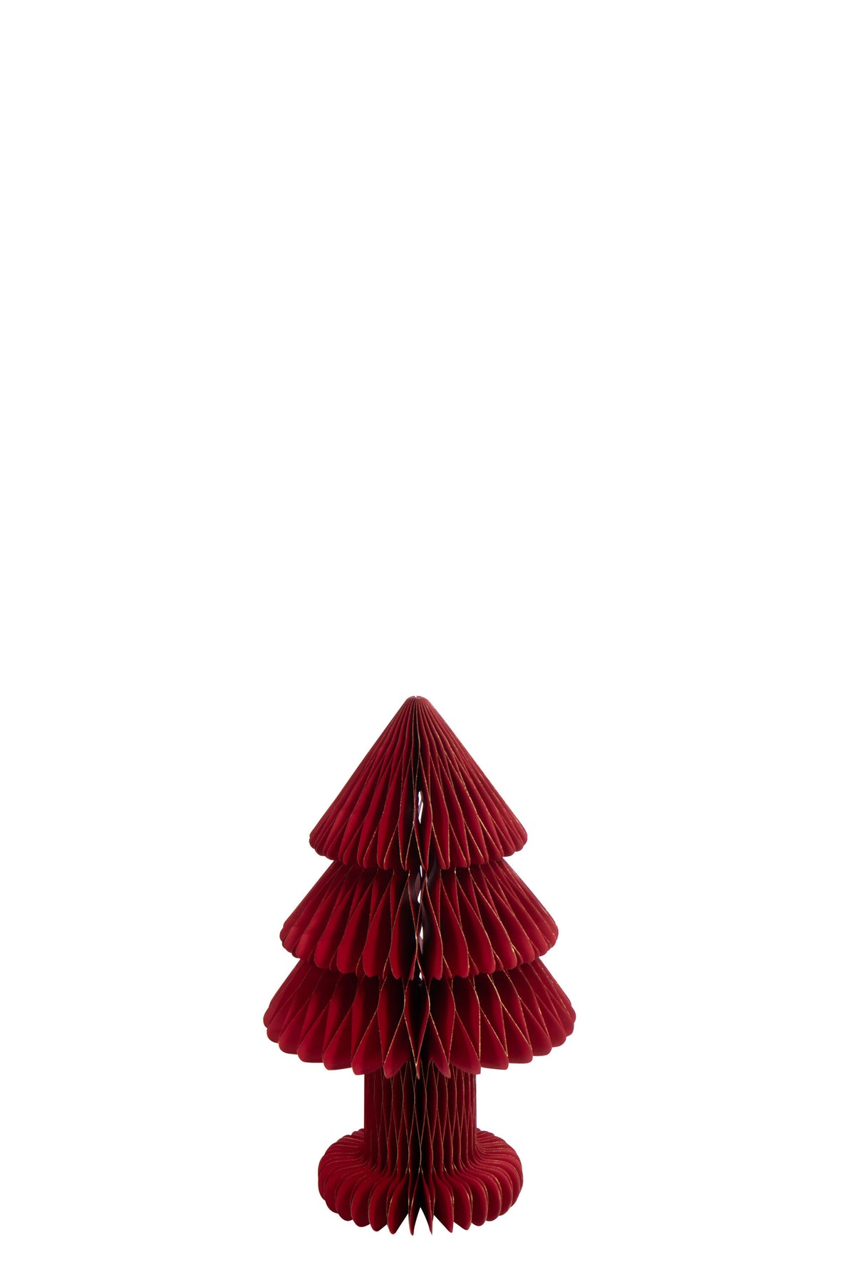 Christmas Tree Foldable Paper Christmas Red Medium