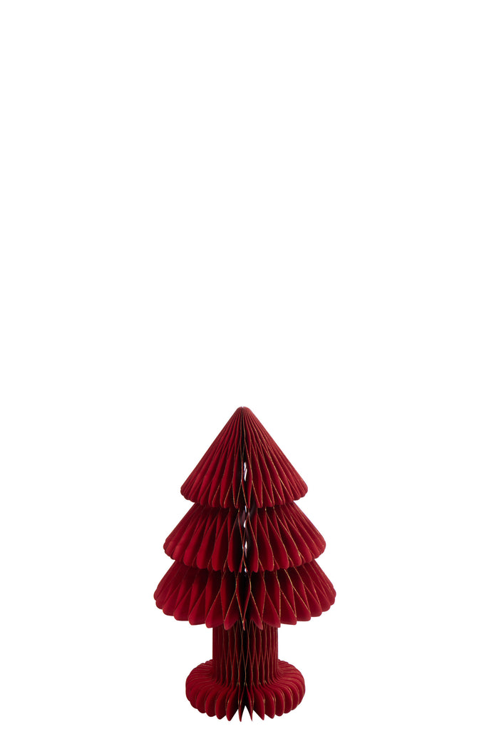 Christmas Tree Foldable Paper Christmas Red Medium