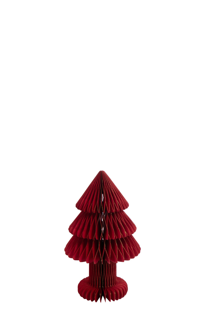 Christmas Tree Foldable Paper Christmas Red Medium