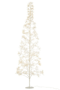 Tree 3000 Led Metal White Large