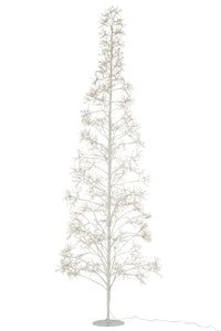 Tree 3000 Led Metal White Large