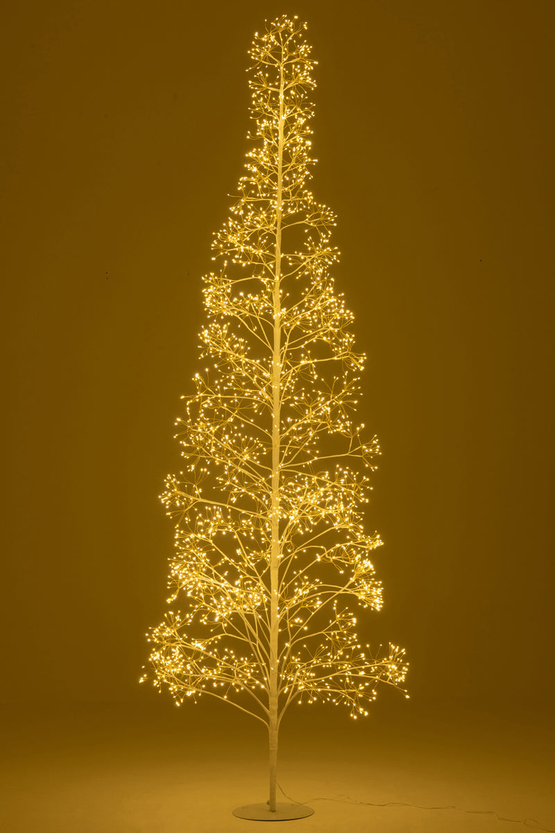Tree 3000 Led Metal White Large