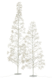 Tree 3000 Led Metal White Large