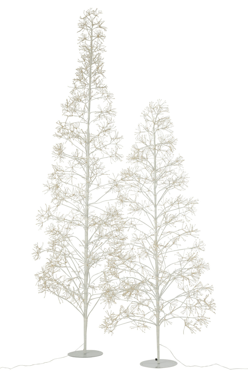 Tree 3000 Led Metal White Large