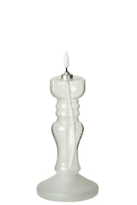 Led Candle Glass Transparent