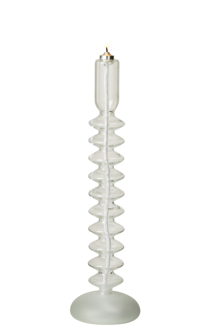 Led Candle Glass Transparent