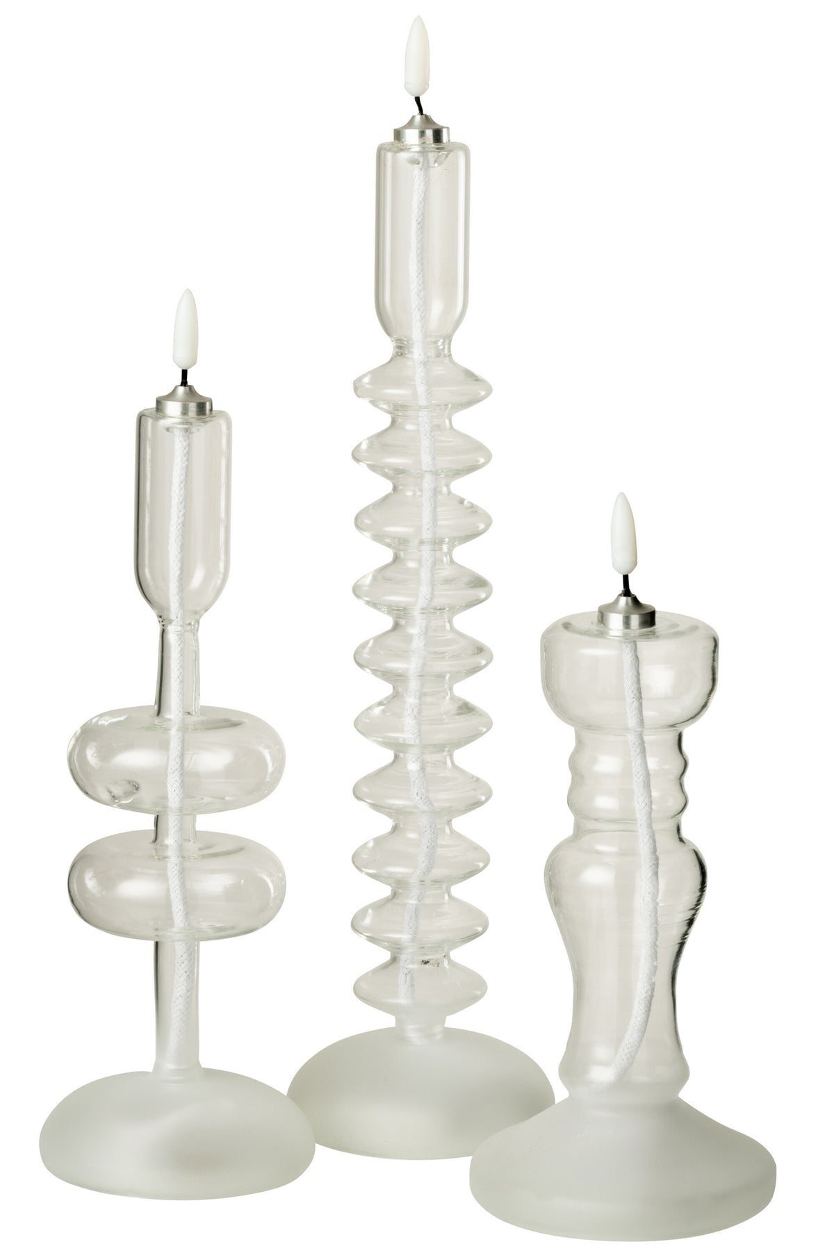Led Candle Glass Transparent