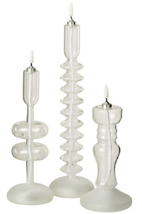 Led Candle Glass Transparent