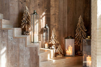 Christmas Tree On Base Wood Pieces Drift Wood Natural Large