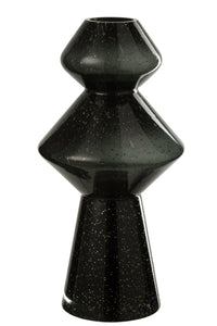 Vase Carol Glass Black