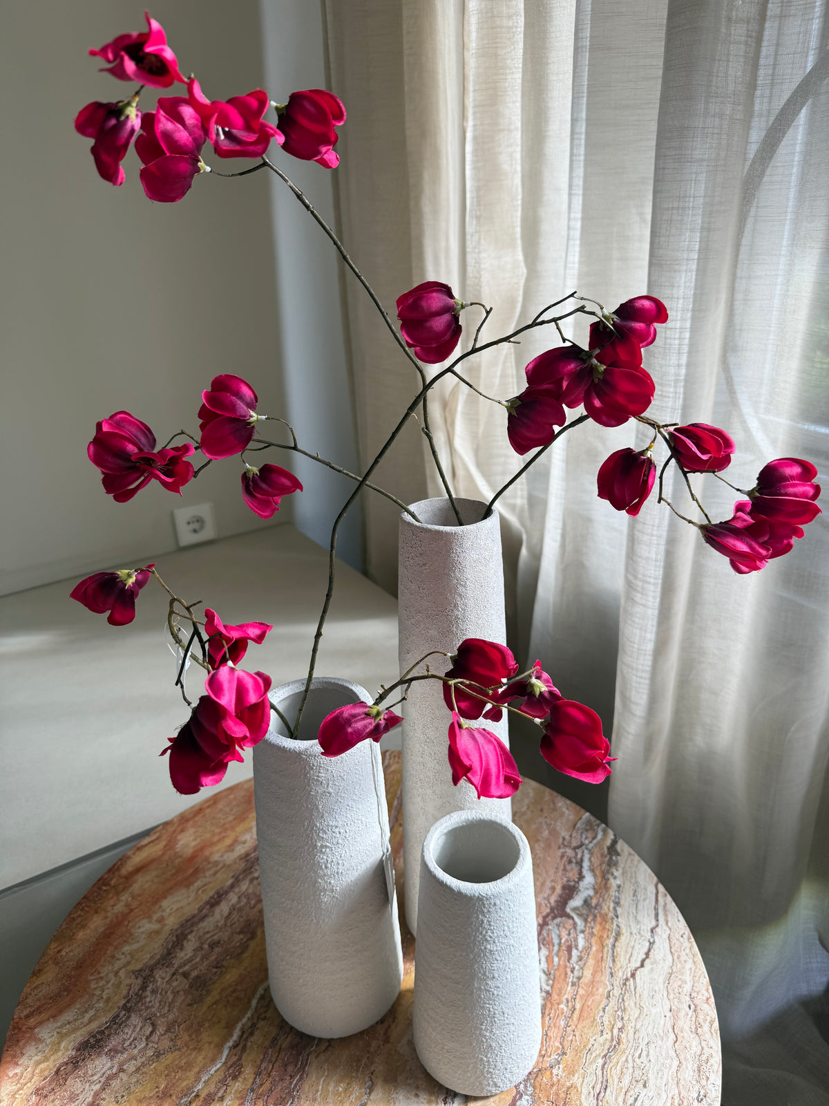 Zijden Sweet Pea – Fuchsia
