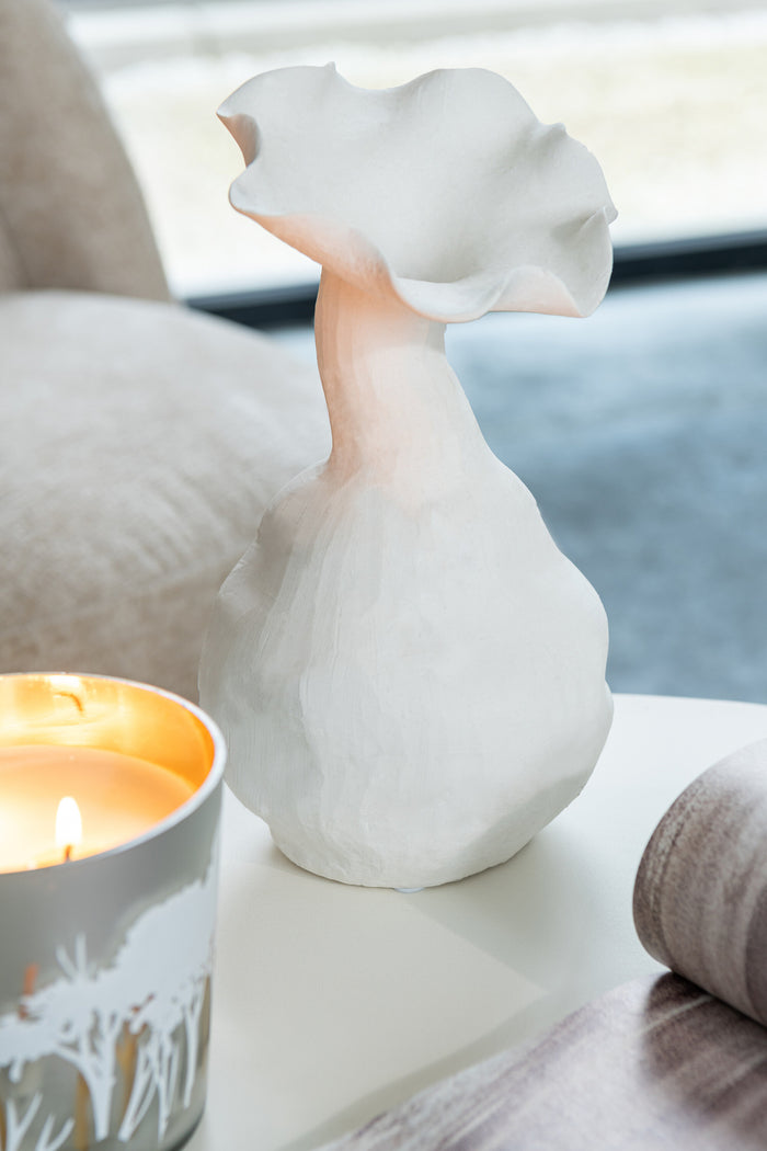 Vase Helix Ceramic White Small