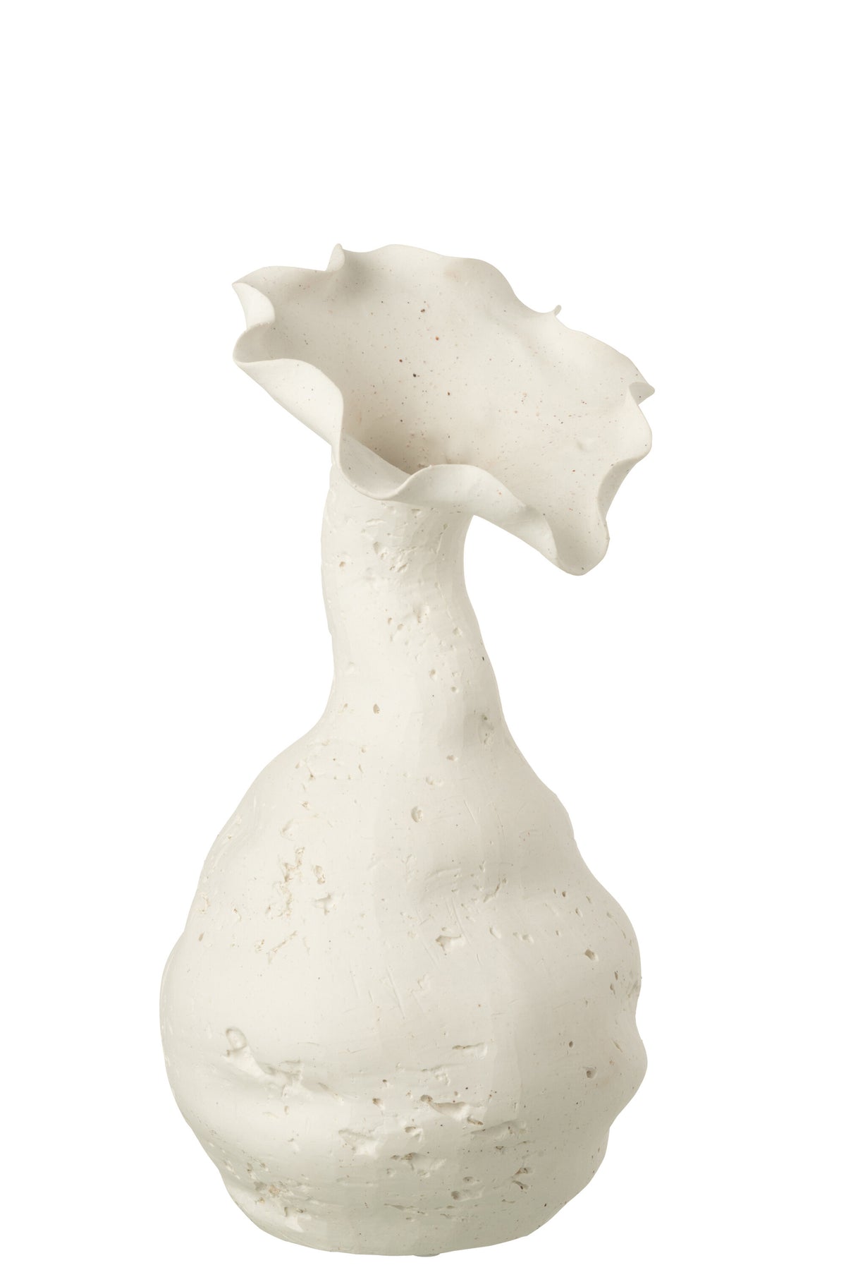 Vase Helix Ceramic White Large