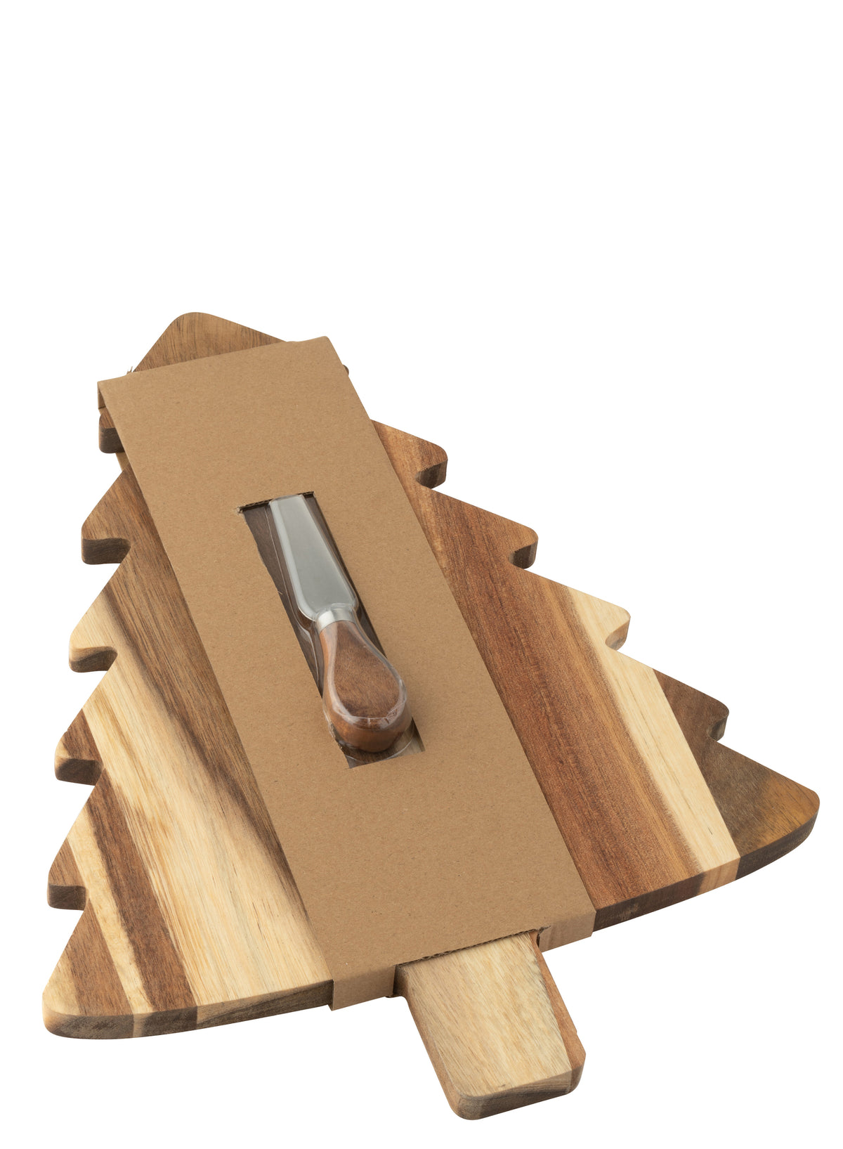 Cheese Board + Cheese Knife Christmas Tree Blackboard Natural