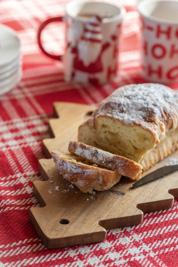 Cheese Board + Cheese Knife Christmas Tree Blackboard Natural
