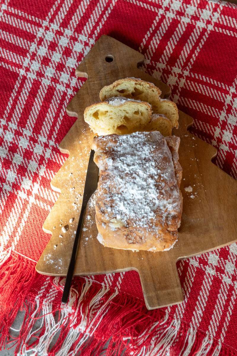 Cheese Board + Cheese Knife Christmas Tree Blackboard Natural