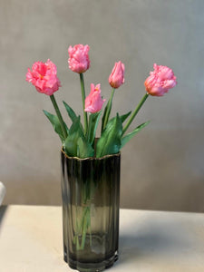 Kunst tulpen bosje soft pink