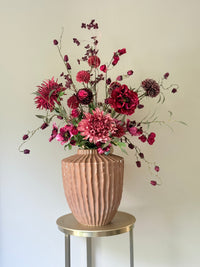 Zijdenboeket Burgundy Blush XL