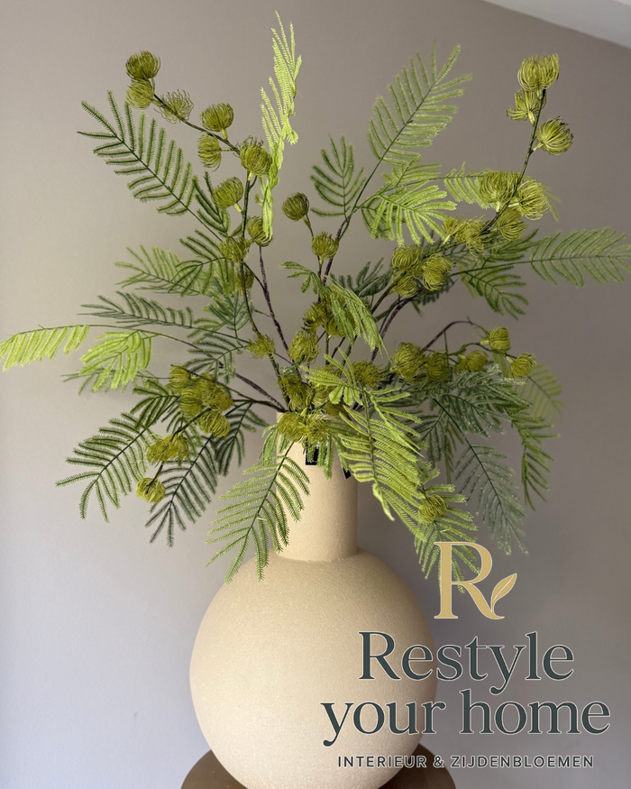 Zijdenboeket Green love