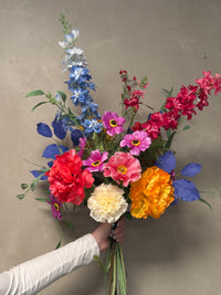 Zijdenboeket flora