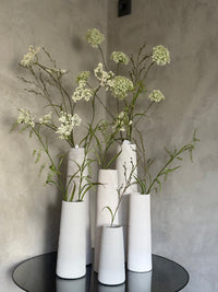 Kunst bloem Anthriscus L wit-L22B14H115CM