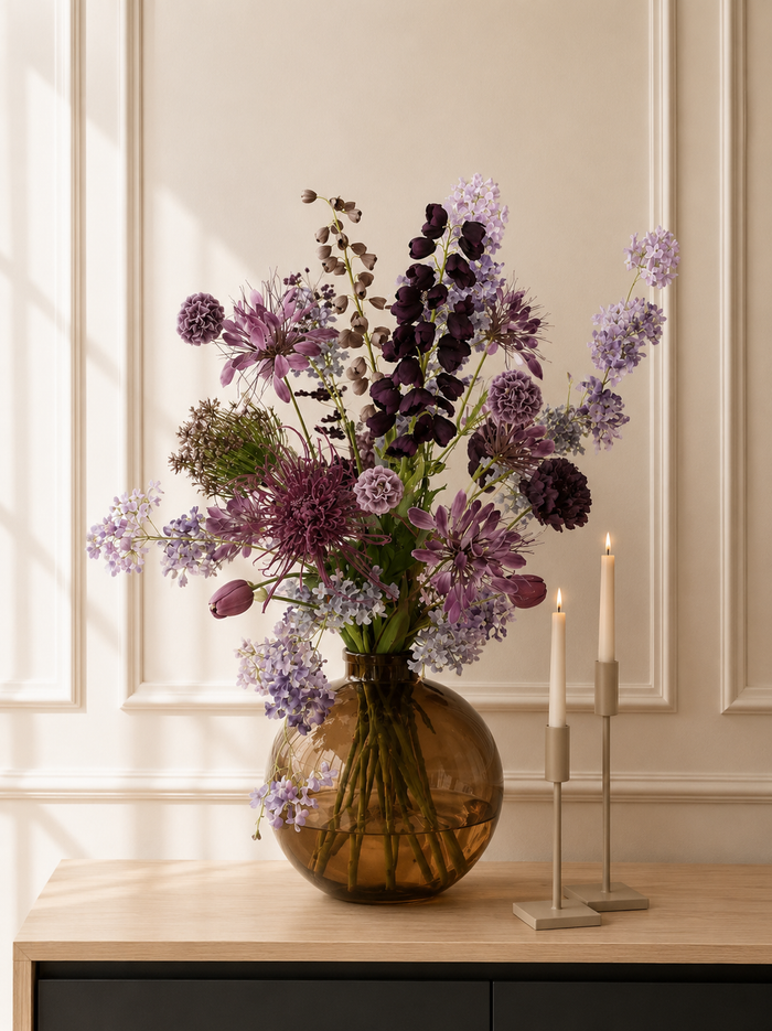Zijdenboeket Royal Amethyst