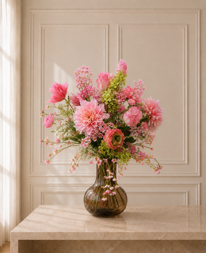Zijdenboeket Blooming Blush
