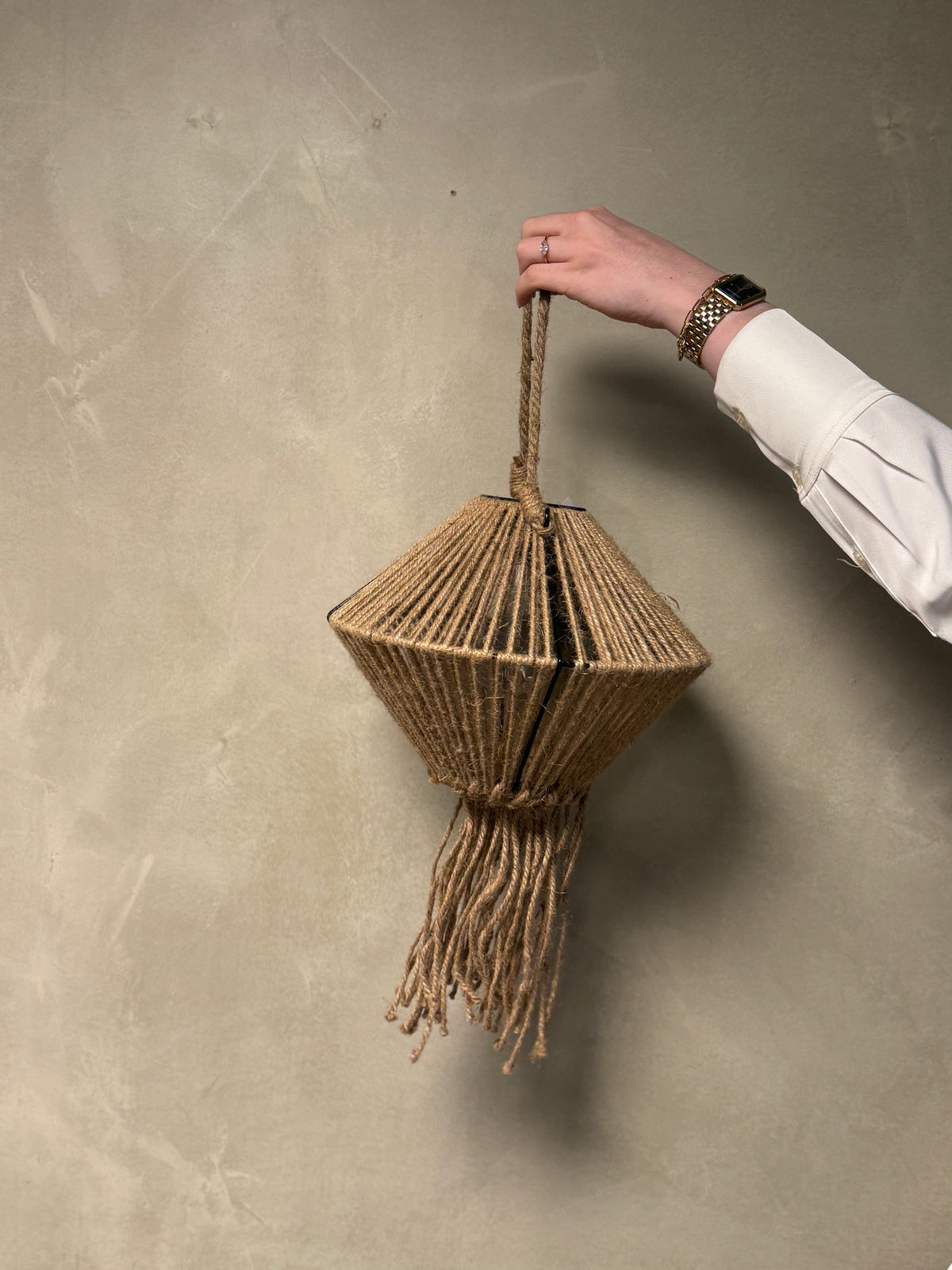 Solar lamp jute 1