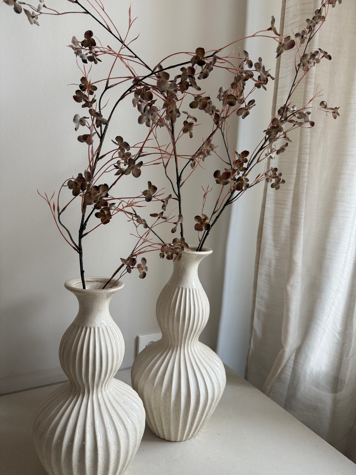 Zijden Bloesemtak – Mocha Brown