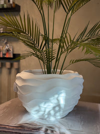 Bloempot ro Janette L wit