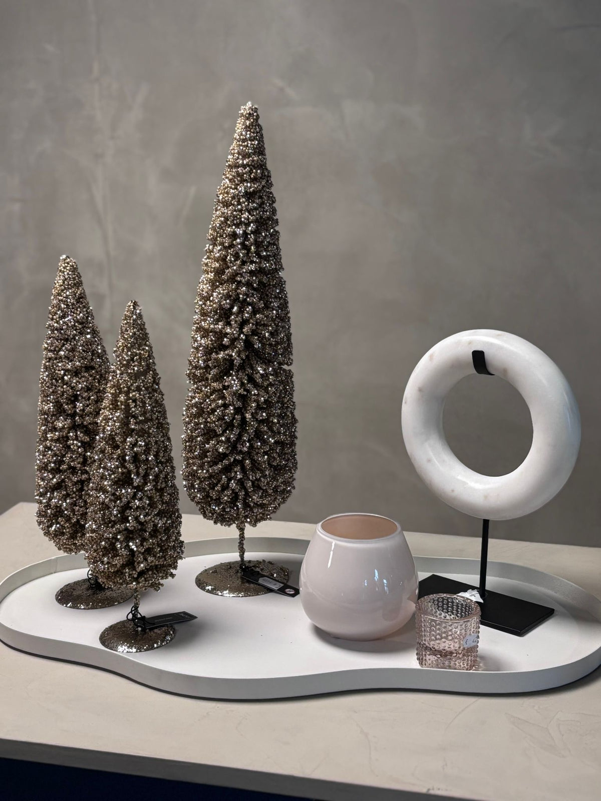 Dienblad Bauru S ivory L44 x B25 x H2 cm