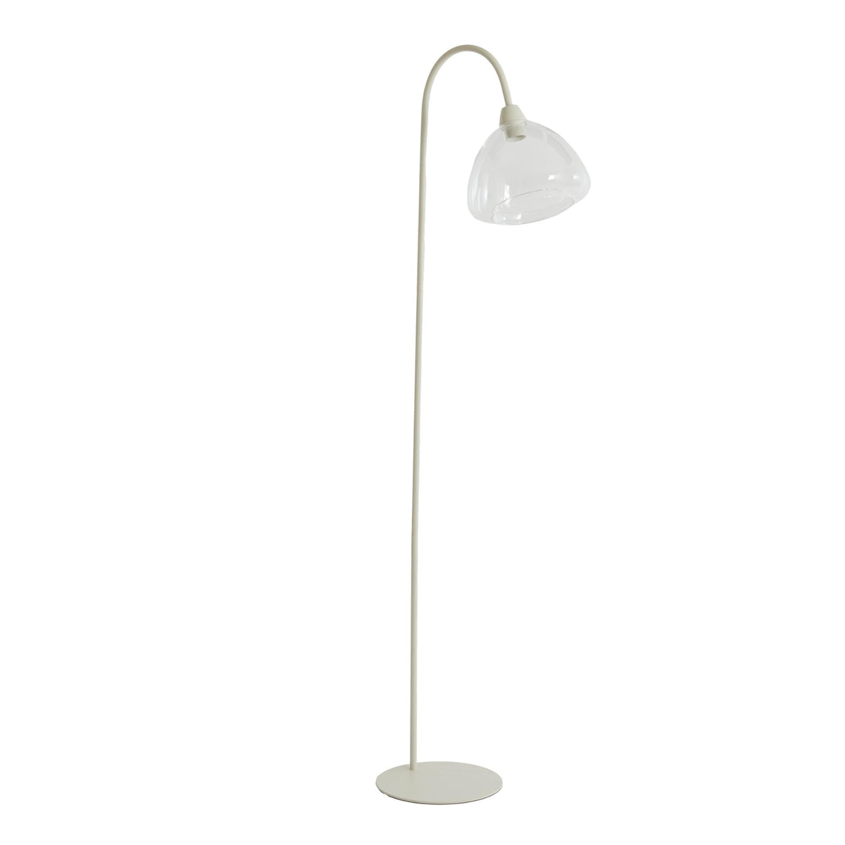 Vloerlamp Bisho - Crème - 47x28x160cm