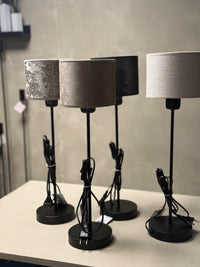 Lampvoet Ø13x44,5 cm mat zwart