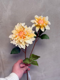 Dalia geel - Real touch