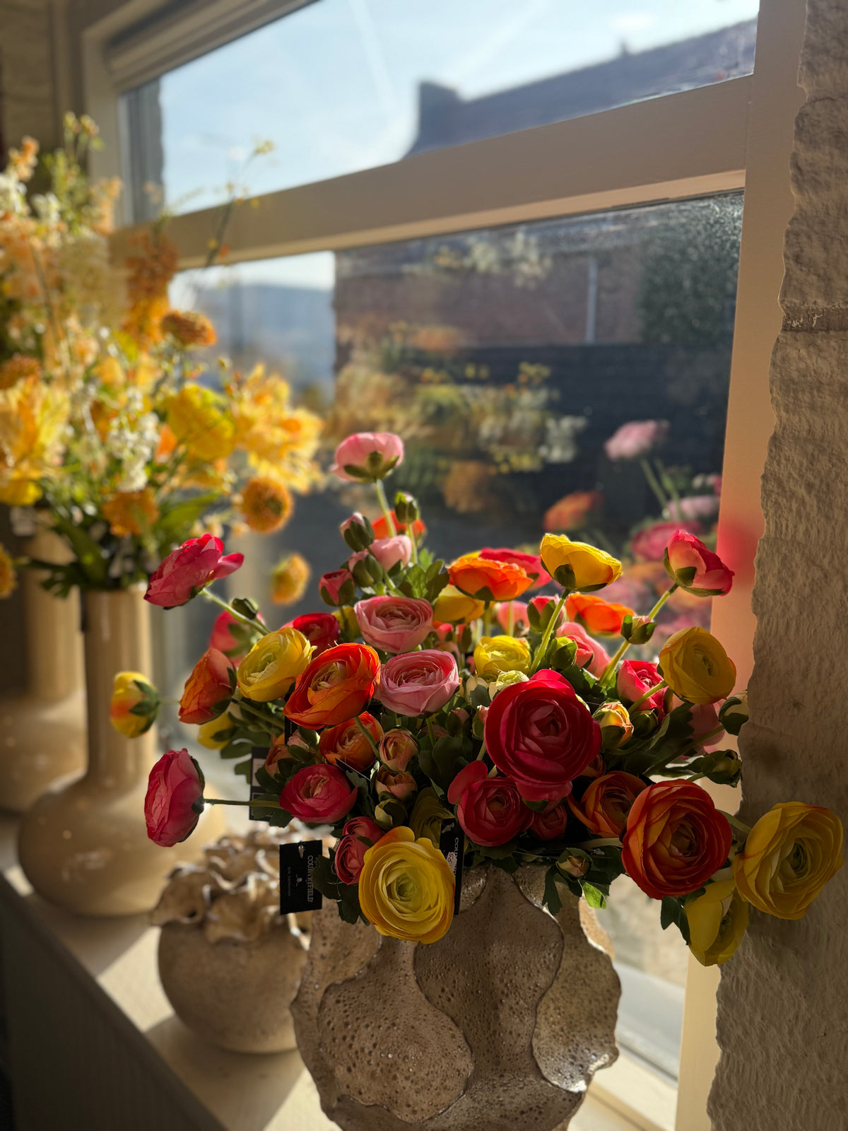 Ranunculus S oranje-L15B15H53CM