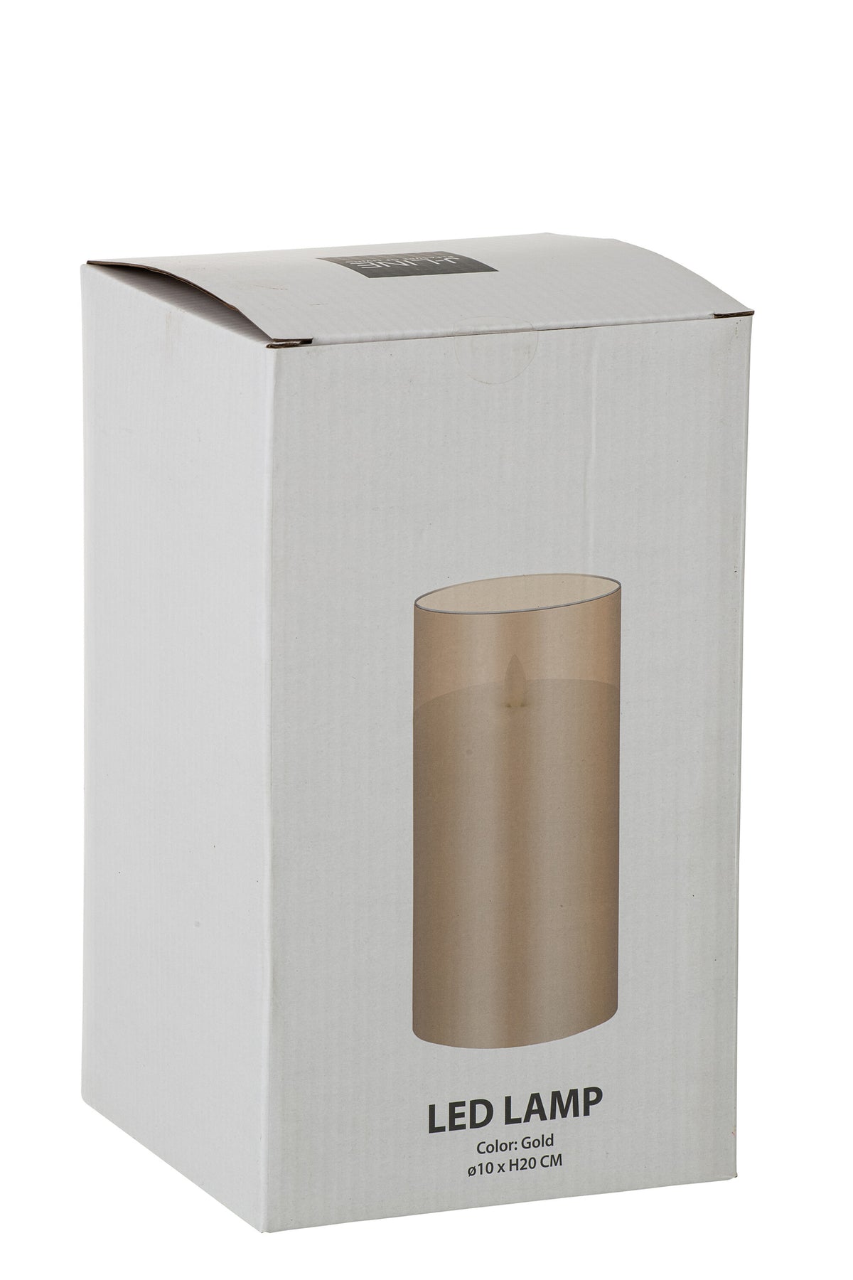 Ledlamp Shining Glass Gold Medium