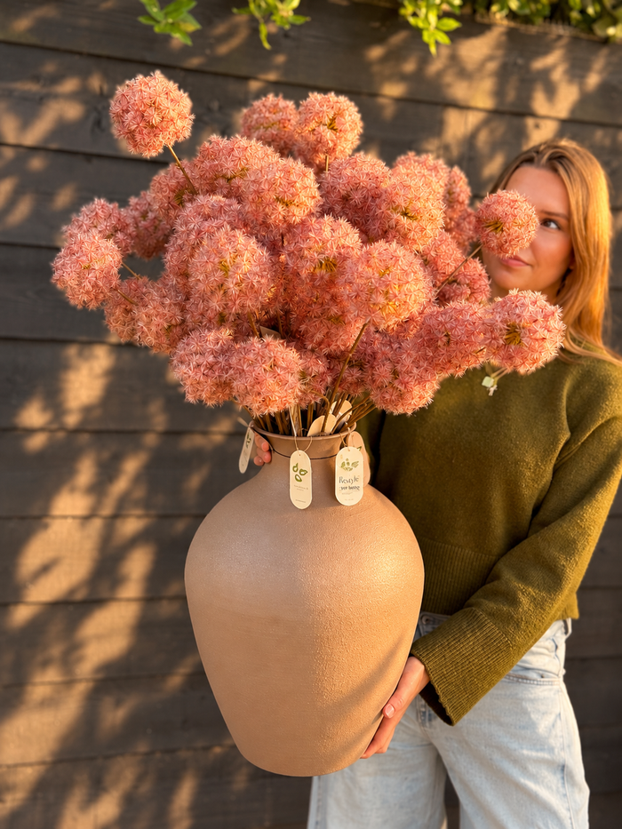 Zijden Allium – Dusty Rose