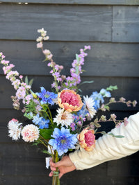 Zijdenboeket pastel Love M