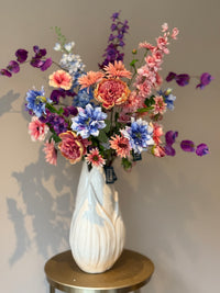 Vase Ibiza Shiny Ceramic Beige Medium