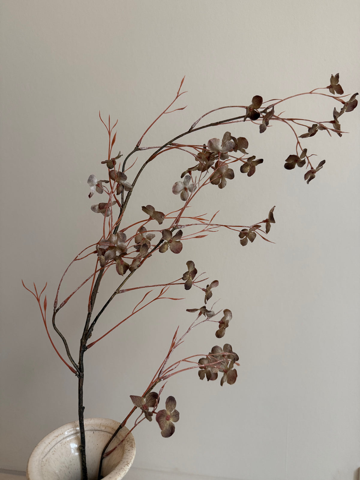 Zijden Bloesemtak – Mocha Brown