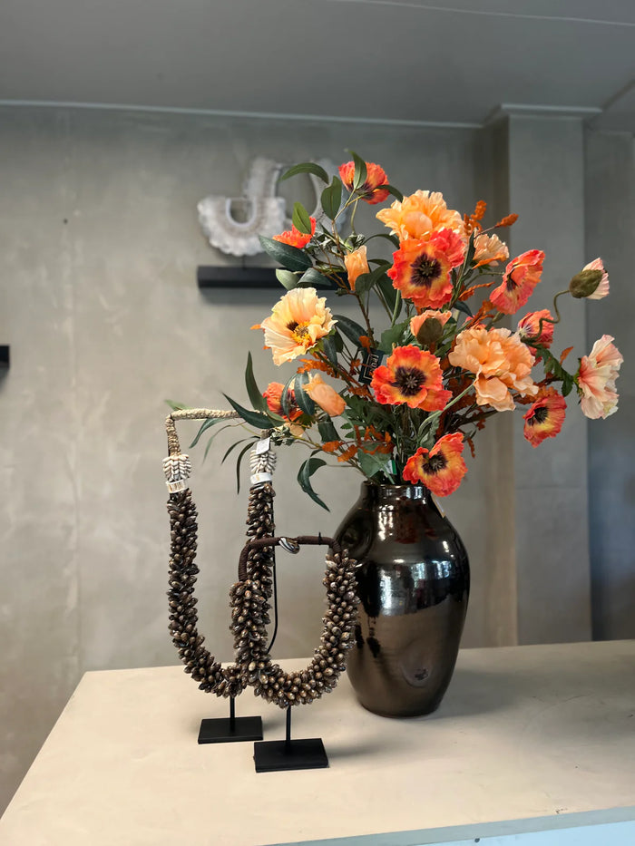 Schelpen ketting op standaard M