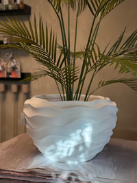 Bloempot ro Janette L wit