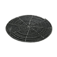 De Beaded Onderzetter - Zwart