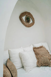 De Raffia Oogspiegel - Naturel - M