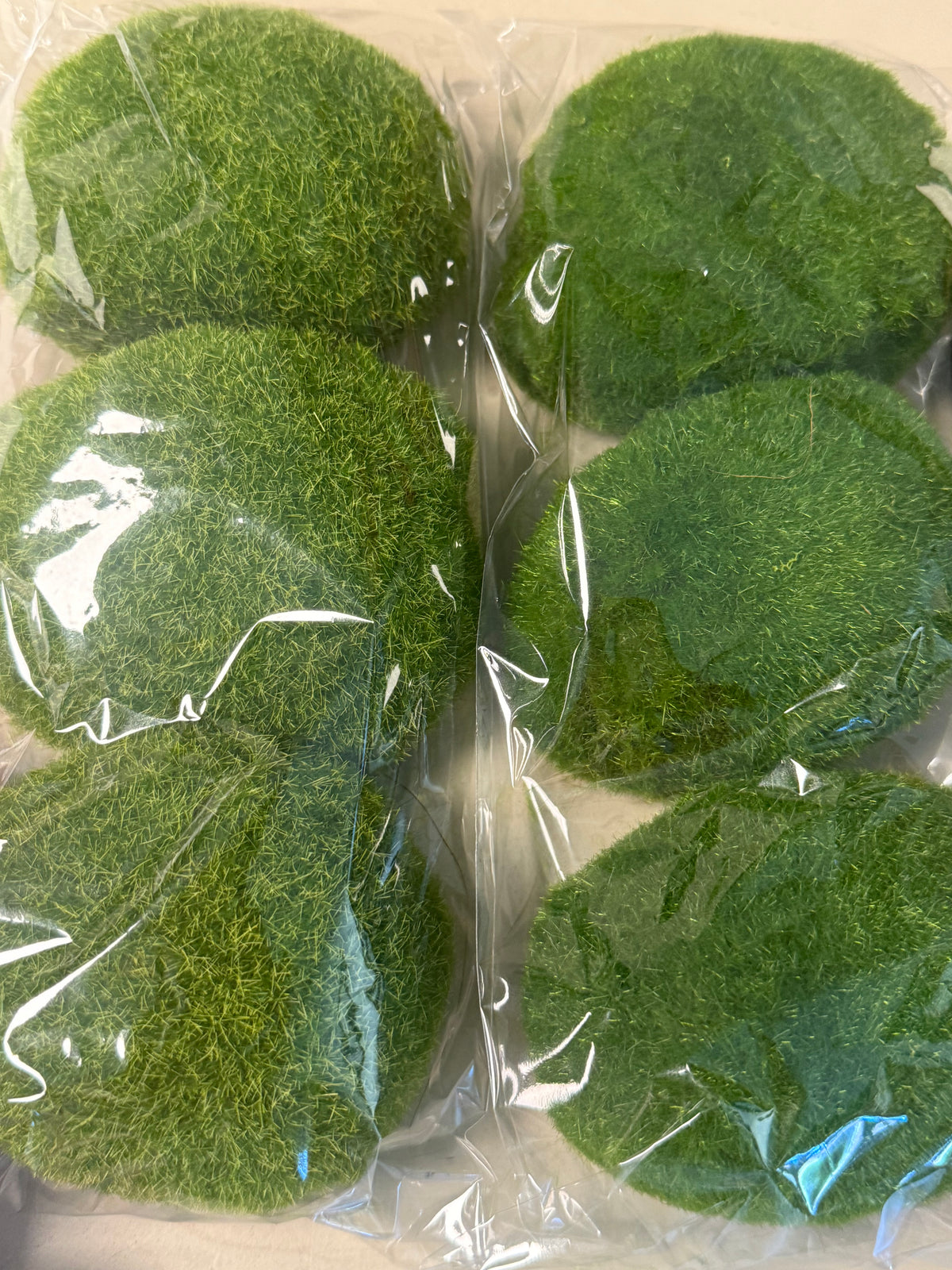 Kunst Mosbollen – Set van 3 L Groen