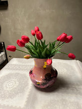 Afbeelding in Gallery-weergave laden, Bosje kunst tulpen roze
