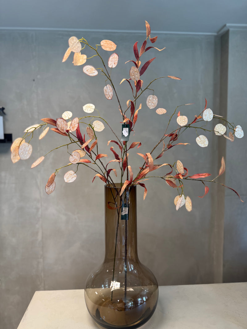 Pre - order  VELVET EUCALYPTUS 110CM BROWN
