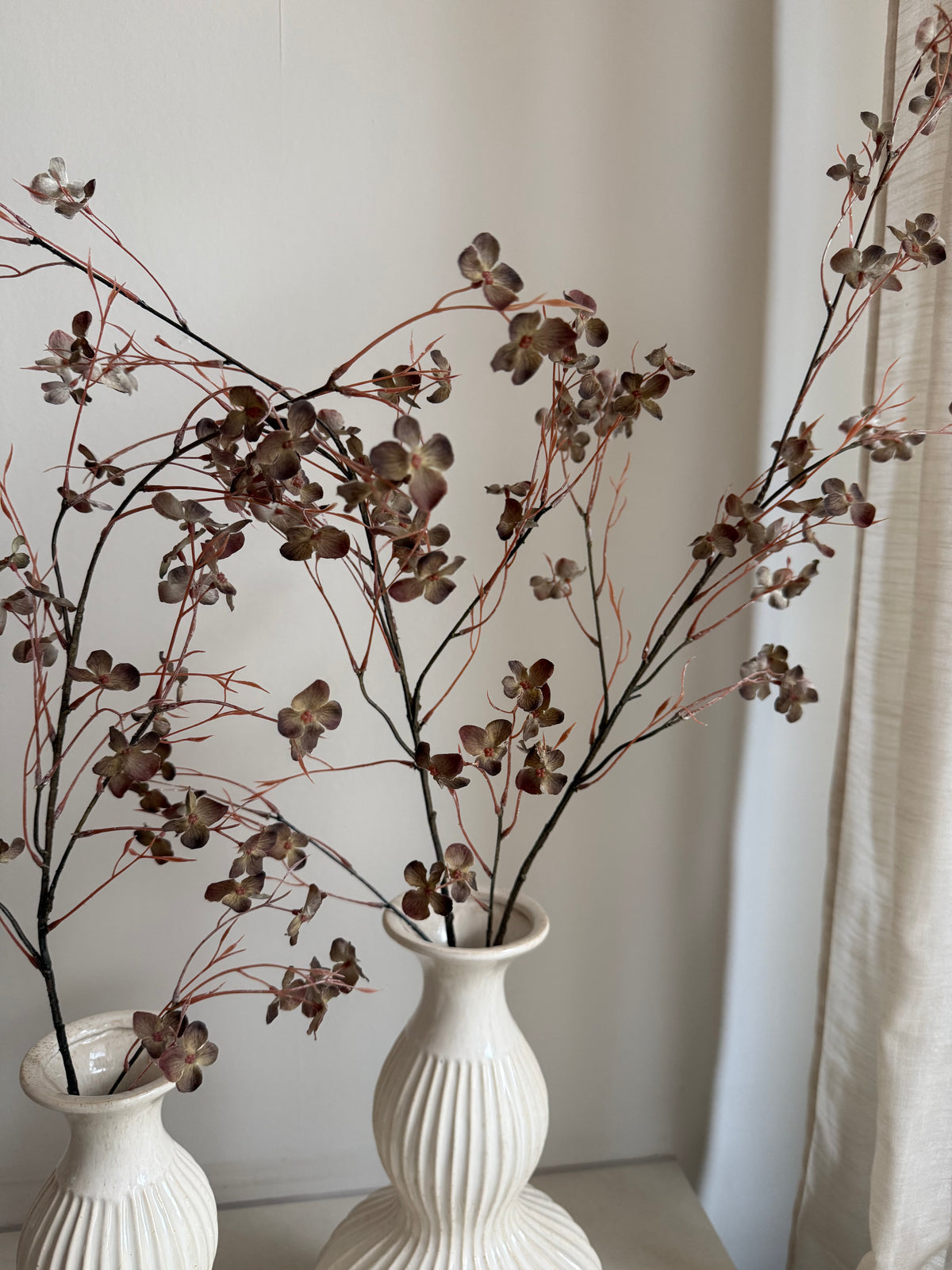 Zijden Bloesemtak – Mocha Brown
